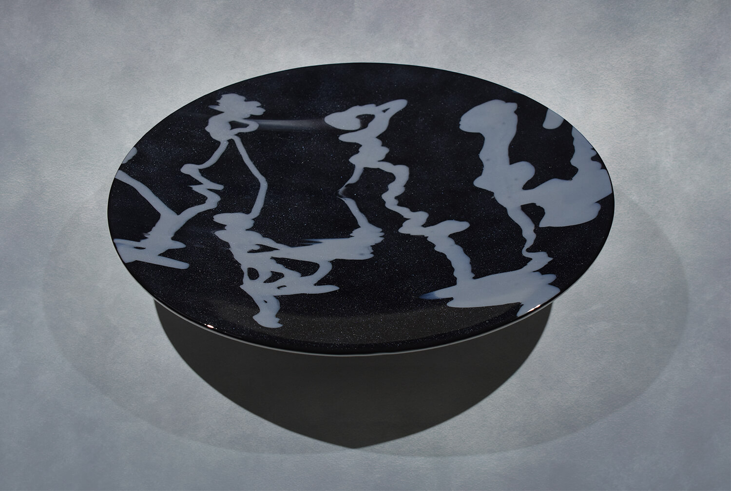 SHADOW DANCE 18.5"D x 2"H - SIDE VIEW